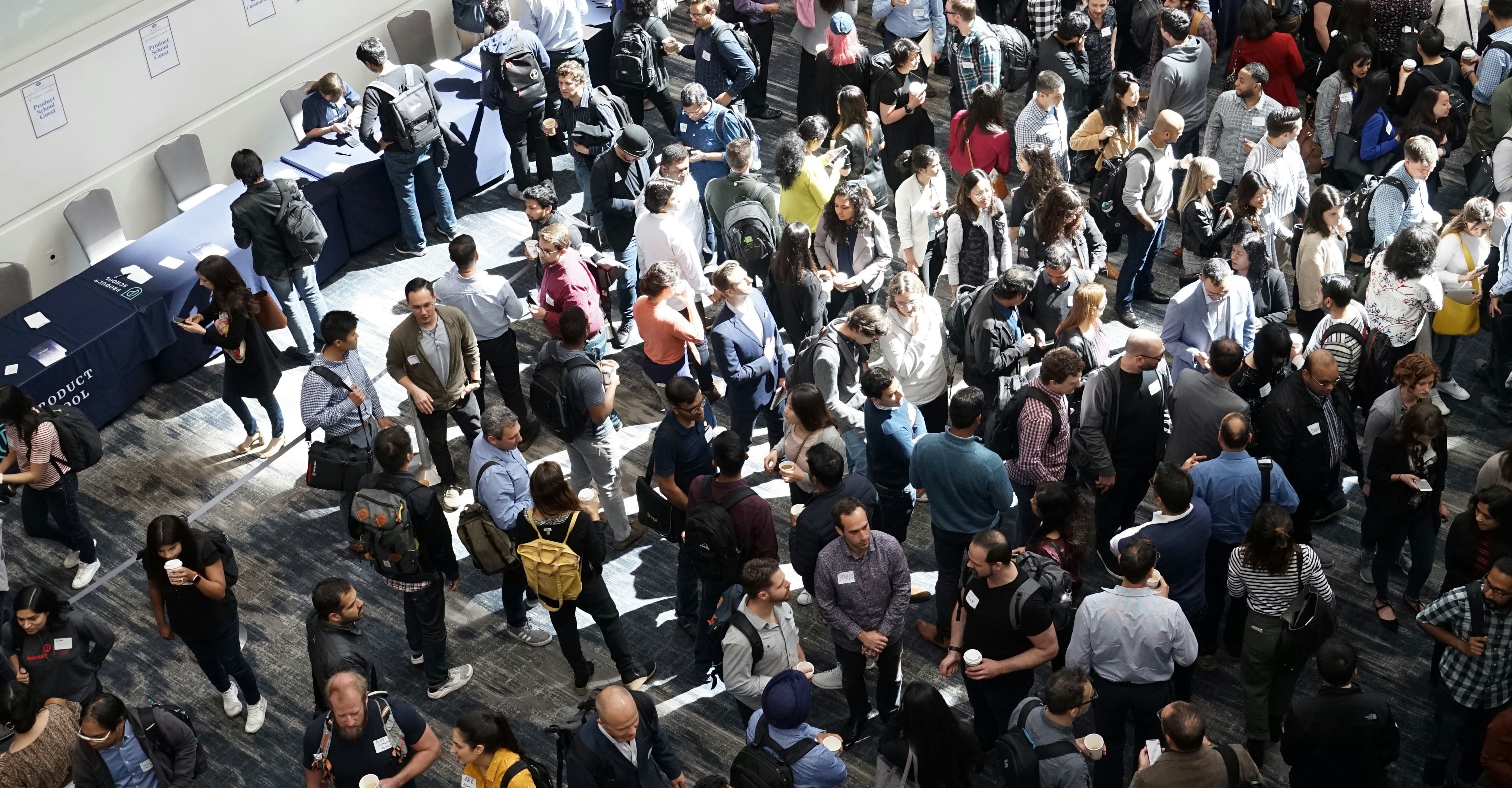 Lots of people at an event