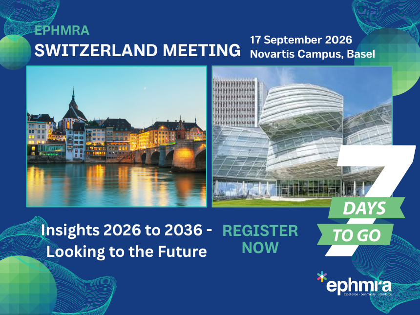 Just one week until the EPHMRA Basel Chapter Meeting!