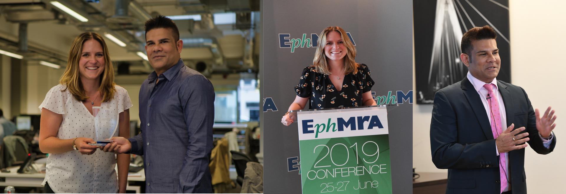 2019's winners - Georgina Cooper & Soumya Roy of Basis Health