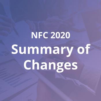 Summary of changes 2020