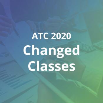 ATC 2020 Changed Classes