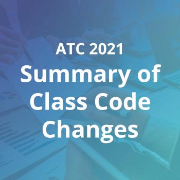 ATC Summary Of Class Code Changes