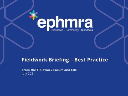 ephmra filedwork briefing booklet