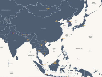 Map of Asia