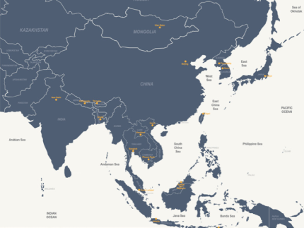 Map of Asia