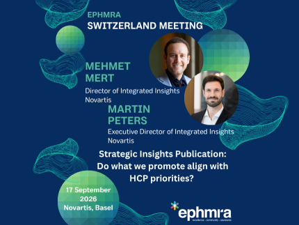 Mehmet Mert and Martin Peters, Novartis. 